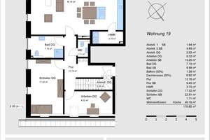 Hochwertige 4,5-Zimmer-Maisonettewohnung mit moderner Ausstattung in Hamburg-Eidelstedt – Pinneberger Chaussee 33a, 22523 Eidelstedt, Hamburg – Vorschaubild 2