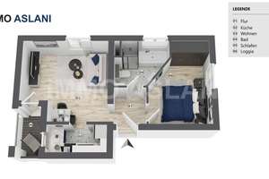 Bezugsfreie 2-Zimmer-Wohnung mit Balkon + Einbauküche im aufstrebenden Leipziger Neulindenau – Die vollständige Adresse der Immobilie erhältst du vom Anbieter., 4179 Neulindenau, Leipzig – Vorschaubild 18