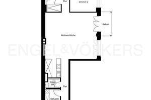 Hochwertig ausgestattete 3-Zimmer-Wohnung mit Loftcharakter in Kreuzberg – Die vollständige Adresse der Immobilie erhältst du vom Anbieter., 10961 Kreuzberg, Berlin – Vorschaubild 12