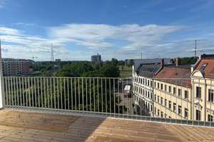 * Erstbezug * Traumwohnung im Dach mit Penthouse-Flair & großer umlaufender Terrasse * – Kohlenstraße 31, 4107 Zentrum-Südost, Leipzig – Vorschaubild 4