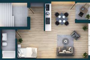 1-Zimmer-Neubauwohnung mit Balkon u. wertiger Einbauküche – sofort bezugsfertig – Die vollständige Adresse der Immobilie erhältst du vom Anbieter., 53111 Bonn-Zentrum, Bonn – Vorschaubild 12