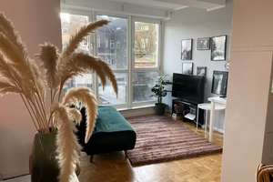 voll möbliert: Kompaktes 1-Zimmer-Loft direkt am Bilk S - Hofausrichtung – Brunnenstraße 19, 40223 Bilk, Düsseldorf – Vorschaubild 4
