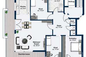 Penthouse - Mehr Raum. Mehr Licht. Mehr Zuhause. – Die vollständige Adresse der Immobilie erhältst du vom Anbieter., 74080 Böckingen, Heilbronn – Vorschaubild 28