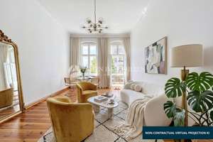 Altbaucharme – 2-Zimmer-Wohnung mit Holzdielen und Balkon