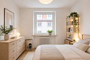 Ohne Provision - Nette & gepflegte 3 Zimmer Wohnung, Balkon, Bad mit Fenster, Kellerabteil – Lautensackstraße 17, 80687 Friedenheim, München – Vorschaubild 2