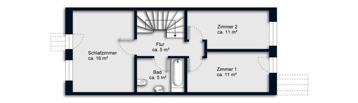 Grundriss Obergeschoss