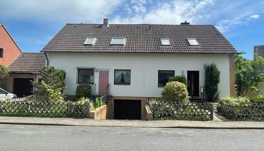Bild von BS-Volkmarode; 2 Häuser nebeneinander je 111/91 m²-Wfl; 795m² Eigt-Grdst, Keller, 1 Hs innen saniert