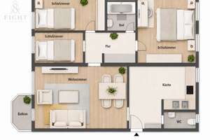 Wohnen im Grünen, mitten in München – gepflegte 4-Zimmer-Wohnung in begehrter Parkstadt Bogenhausen – Die vollständige Adresse der Immobilie erhältst du vom Anbieter., 81677 Parkstadt, München – Vorschaubild 11