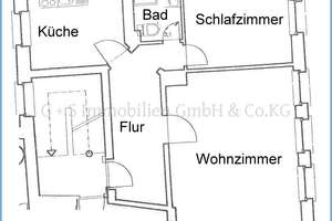 Schöne 2 Zimmer - Altbauwohnung in ruhiger Lage – Die vollständige Adresse der Immobilie erhältst du vom Anbieter., 38118 Westliches Ringgebiet, Braunschweig – Vorschaubild 3
