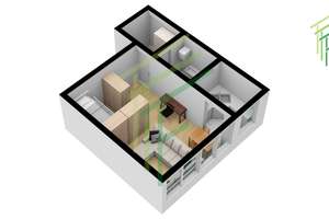 Haus mit 12 Apartments in ruhiger Lage im Herzen von Neu-Isenburg – Die vollständige Adresse der Immobilie erhältst du vom Anbieter., 63263 Neu-Isenburg – Vorschaubild 3