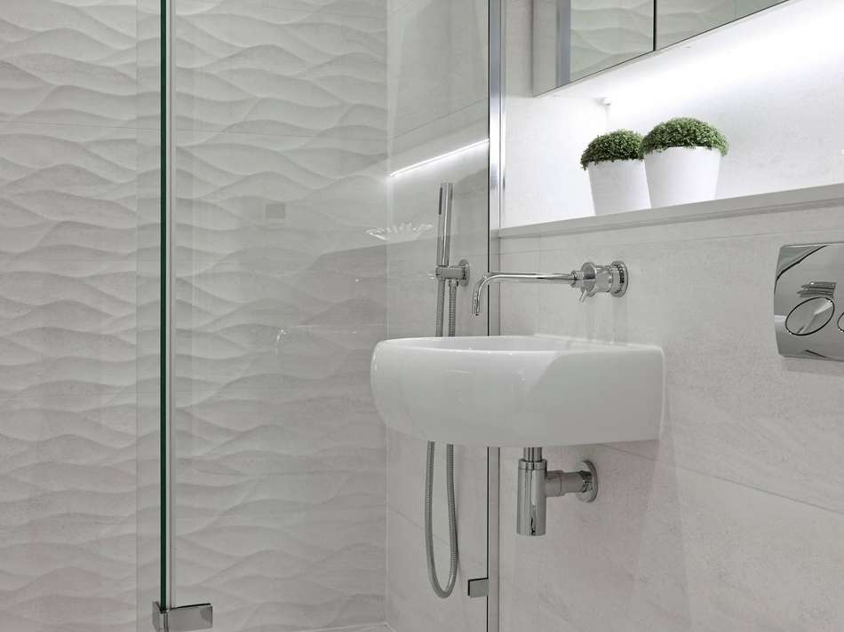 Wohnbeispiel Gäste-WC Dusche.