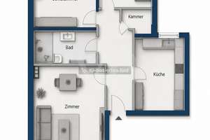 Stylisch und frisch saniert - coole 3ZI-Balkonwohnung im schönen Eilbek! – Die vollständige Adresse der Immobilie erhältst du vom Anbieter., 22089 Eilbek, Hamburg – Vorschaubild 14