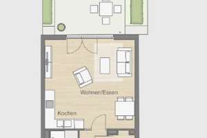 Moderne 2-Zimmer Wohnung mit großer Terrasse in Endenich – Sebastianstraße 162, 53115 Endenich, Bonn – Vorschaubild 6