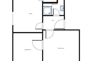 Klein aber fein - renovierte 2 Zimmerwohnung! – Morungenstr. 46, 4249 Knautkleeberg-Knauthain, Leipzig – Vorschaubild 2
