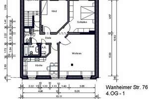 Großzügige Dachgeschosswohnung – Wanheimer Str. 76, 47053 Hochfeld, Duisburg – Vorschaubild 12