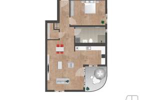 ERSTBEZUG JULI 2026 im Hochgelegen !Moderne 2 Zimmer-Wohnung TYP I