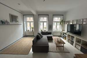 helle, sehr ruhige Altbau-Wohnung in bester Lage (möbliert mit Einbauküche, Wasch- und Spülmaschine) – Flemmingstrasse 4, 4177 Altlindenau, Leipzig – Vorschaubild 4