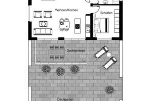MODERN LIVING – Exklusive, vollausgestattete 3-Zimmer-Wohnung mit Dachgarten, EBK & 2 Stellplätzen – Die vollständige Adresse der Immobilie erhältst du vom Anbieter., 63225 Langen (Hessen) – Vorschaubild 26