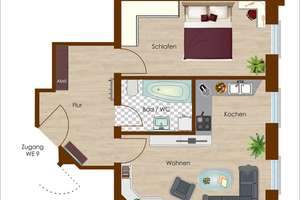 Single-Appartement in Schloßchemnitz frei !! – Salzstraße 63, 9113 Schloßchemnitz, Chemnitz – Vorschaubild 6