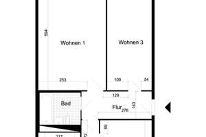 Für Sie in Sanierung- 3-Raumwohnung mit Balkon im Lieblingskiez. – Gneisenauring 18, 39130 Neu Olvenstedt, Magdeburg – Vorschaubild 2