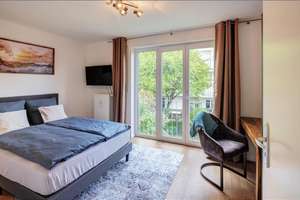 Möbliert: Neu möblierte 2-Zimmer Wohnung für  Projektteams – Die vollständige Adresse der Immobilie erhältst du vom Anbieter., 81737 Altperlach, München – Vorschaubild 3