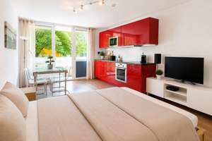 Möbilierte 1-Zimmer Wohnung  in Bogenhausen – Fritz-Meyer-Weg 55, 81925 Oberföhring, München – Vorschaubild 3