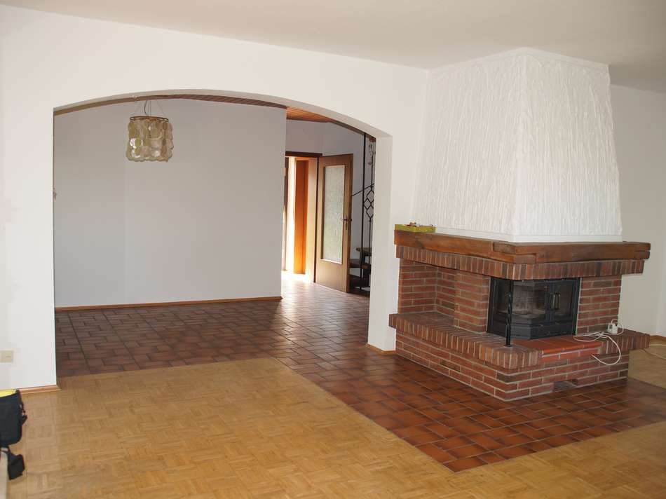 Blick vom Wohnzimmer in Richtu