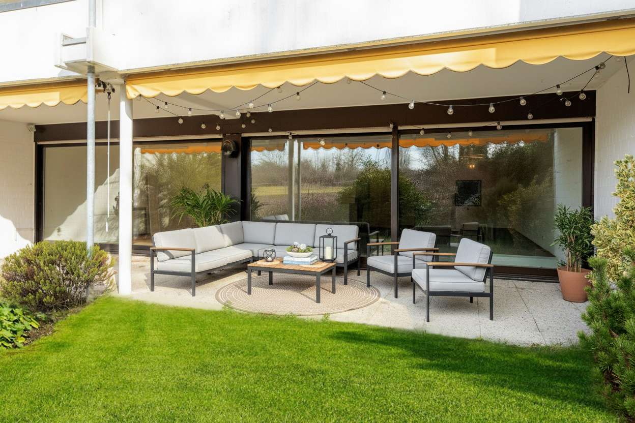 3-Zimmer-Wohnung in Hanglage mit Terrasse & kleinem Garten in Dreieichenhain, Offenbach Kreis – Bild 1