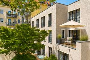 „Schwabing-West“ Urbanes Wohnen auf höchstem Niveau – modernes Townhouse  mit Terrassengarten