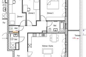 Penthouse-Highlight ohne Kompromisse: 4-Zi, EBK, Dachterrasse und Wintergarten! – Karlsbader Platz 14, 65197 Rheingauviertel / Hollerborn, Wiesbaden – Vorschaubild 9