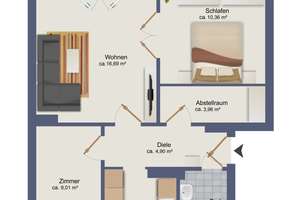 1A-Kapitalanlage: Modernisierte Wohnung, 2,5 Zimmer, Balkon, Garage, vermietet, in ruhiger Wohnlage – Die vollständige Adresse der Immobilie erhältst du vom Anbieter., 22143 Rahlstedt, Hamburg – Vorschaubild 15