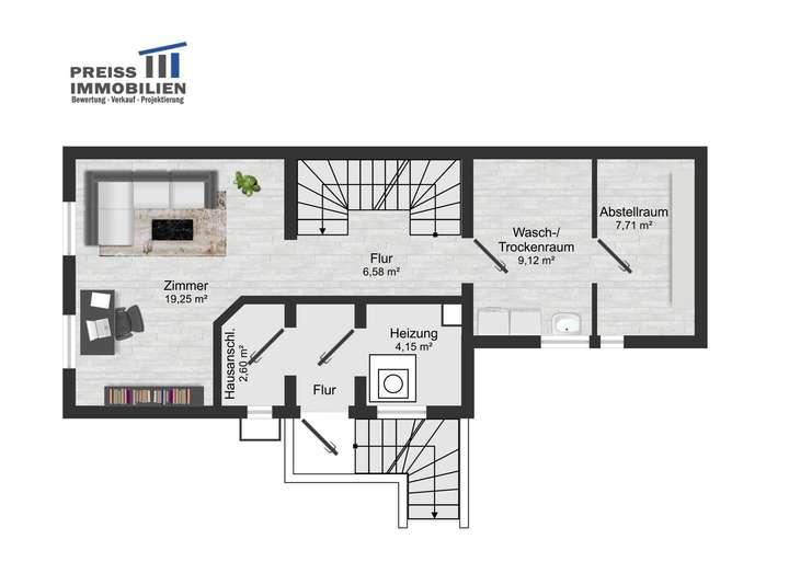 PrI 9311 Grundriss UG Skizze