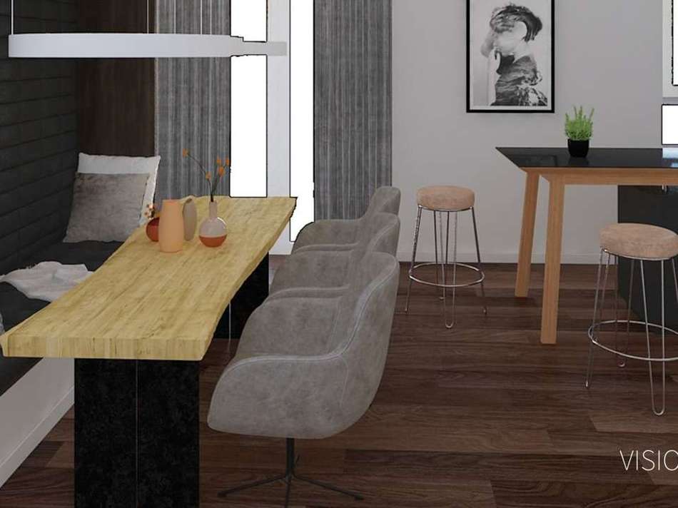 Ansicht Esszimmer/Küche