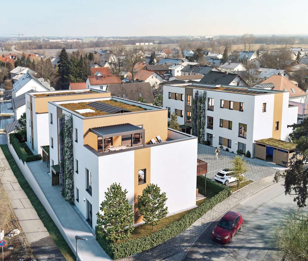 Immobilie in Oberding - FREIRAUM für Ihr Kapital *NEUBAU 2-Zi-App. in Flughafennähe* EH 40 QNG+ / AfA 5+5% / barrierefrei - Bild 0