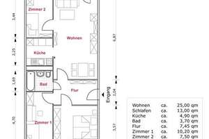 Renovierte 4-Zimmer-Wohnung! – Ulan-Bator-Str. 73, 99091 Moskauer Platz, Erfurt – Vorschaubild 2