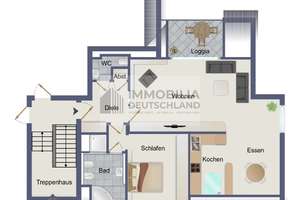 Glücksgriff in Benninghofen: Großzügige Dachgeschosswohnung mit Süd-Balkon und Blick auf den Lohbach – Die vollständige Adresse der Immobilie erhältst du vom Anbieter., 44269 Benninghofen, Dortmund – Vorschaubild 25