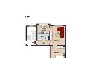 Gut geschnittene Wohnung auf dem Laagberg // 2.OG links – Saarstr. 26, 38440 Hohenstein, Wolfsburg – Vorschaubild 5