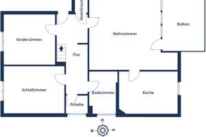 Schöne 3,5-Zimmer Galeriewohnung mit großem Balkon + FBH + EBK + Keller + Garage + Spitzboden – Die vollständige Adresse der Immobilie erhältst du vom Anbieter., 41065 Hardterbroich-Pesch, Mönchengladbach – Vorschaubild 7