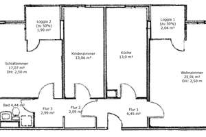 Freie großzügige 3-Zimmer-Wohnung mit 2 Westloggien und Fahrstuhl nur 300 Meter vom Kudamm! – Dahlmannstr. 29, 10629 Charlottenburg, Berlin – Vorschaubild 10