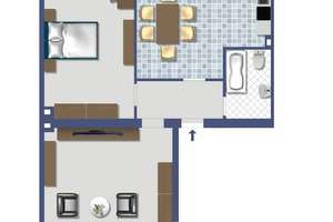 2,5 Raum Wohnung, große Räume, große Wohnküche, WG geeignet. Einbauküche. – Kölner Straße 66, 45145 Frohnhausen, Essen – Vorschaubild 15