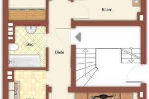 Charmante 3-Zimmer-Etagenwohnung in Mönchengladbach – 64 m² mit Bad und Wanne – Arminiusstraße 21, 41065 Dahl, Mönchengladbach – Vorschaubild 2