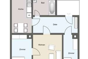 Ihr neues Zuhause in Lindenau – bezugsfreie 3-Zimmer-Wohnung mit Balkon ! – Die vollständige Adresse der Immobilie erhältst du vom Anbieter., 4177 Altlindenau, Leipzig – Vorschaubild 8