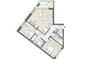 Lichtdurchflutete 3-Zimmer Wohnung mit großer Loggia – Iris-Runge-Platz 11, 30539 Mittelfeld, Hannover – Vorschaubild 4