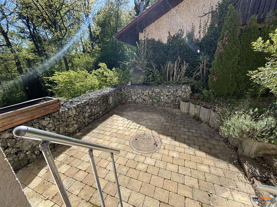Terrasse am Wohnzimmer
