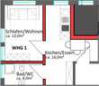 Erstbezug - 1 Zimmer - Obersulm-Willsbach (WHG 1)
