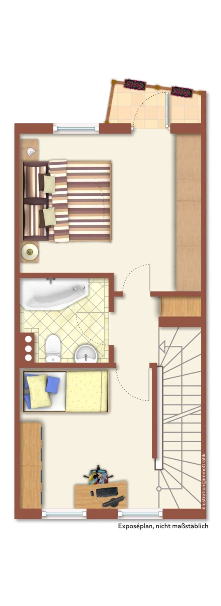 Grundriss Obergeschoss