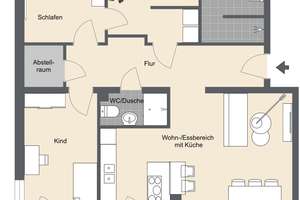 Tolle 4-Zimmer-Penthousewohnung mit Dachterrasse & wunderschönem Weitblick – Die vollständige Adresse der Immobilie erhältst du vom Anbieter., 89081 Weststadt, Ulm – Vorschaubild 2