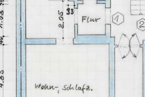 Gepflegte teilmöblierte Einzimmerwohnung inkl. Küche und Waschmaschine in Elberfeld – Elsasser Straße 6, 42107 Elberfeld, Wuppertal – Vorschaubild 12