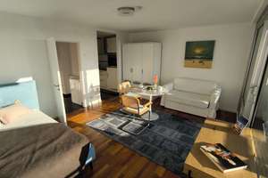 Geschmackvoll möblierte 1-Zimmer-Wohnung mit Blick über München! Befristeter Mietvertrag! – Theresienhöhe 6A, 80339 Schwanthalerhöhe (Ortsteil), München – Vorschaubild 3