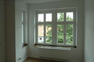 4-Zimmer-Altbau im oberen Gerresheim - 120 qm, hohe Decken, Parkett, Südbalkon, saniert mit Küche – Keldenichstraße 71, 40625 Gerresheim, Düsseldorf – Vorschaubild 3